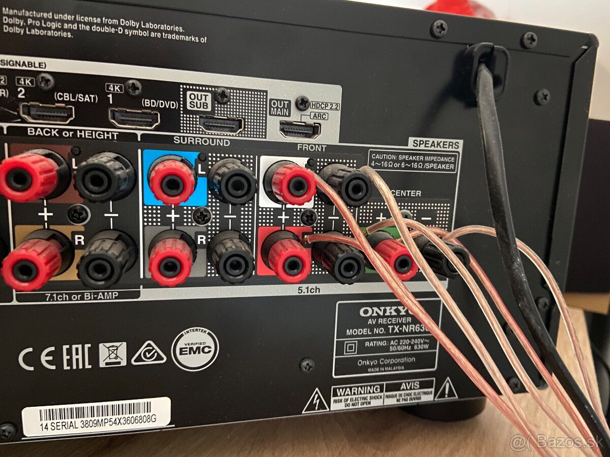 Onkyo TX NR-636 + Jamo repro set 2+1 - 5