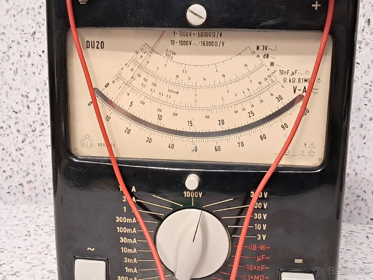 Metra Blansko DU 20 》STAROŽITNÝ MERACÍ PRISTROJ - 5