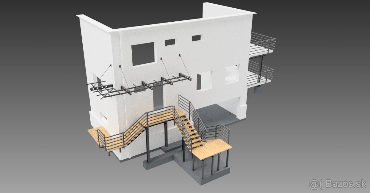 Brána, Ploty, Schodisko, Zábradlia, Pristrešky, Pergola - 5