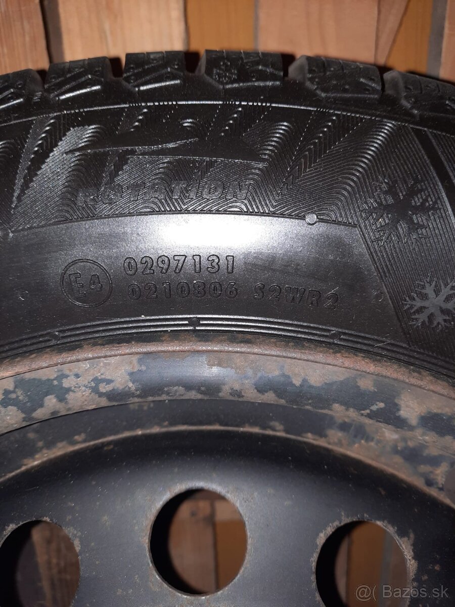 Zimné gumy matador 175/65 r14 +disky - 5
