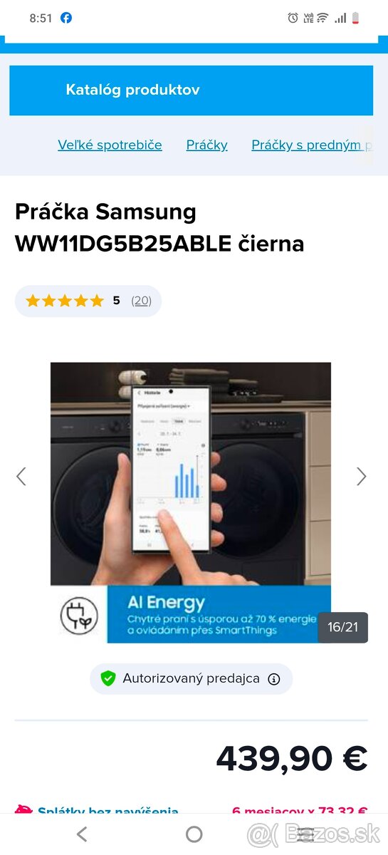 Práčka Samsung - 5