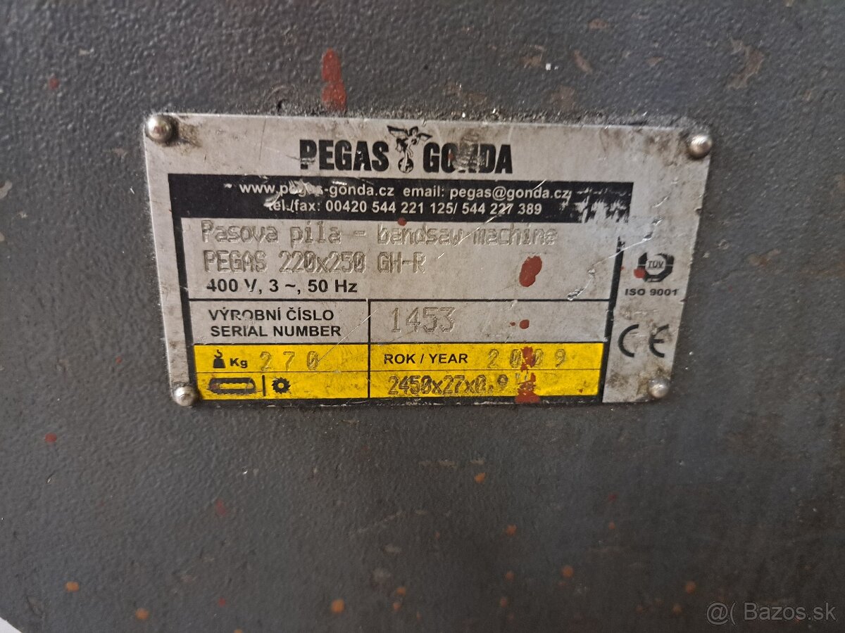 Pásová píla Pegas - 5