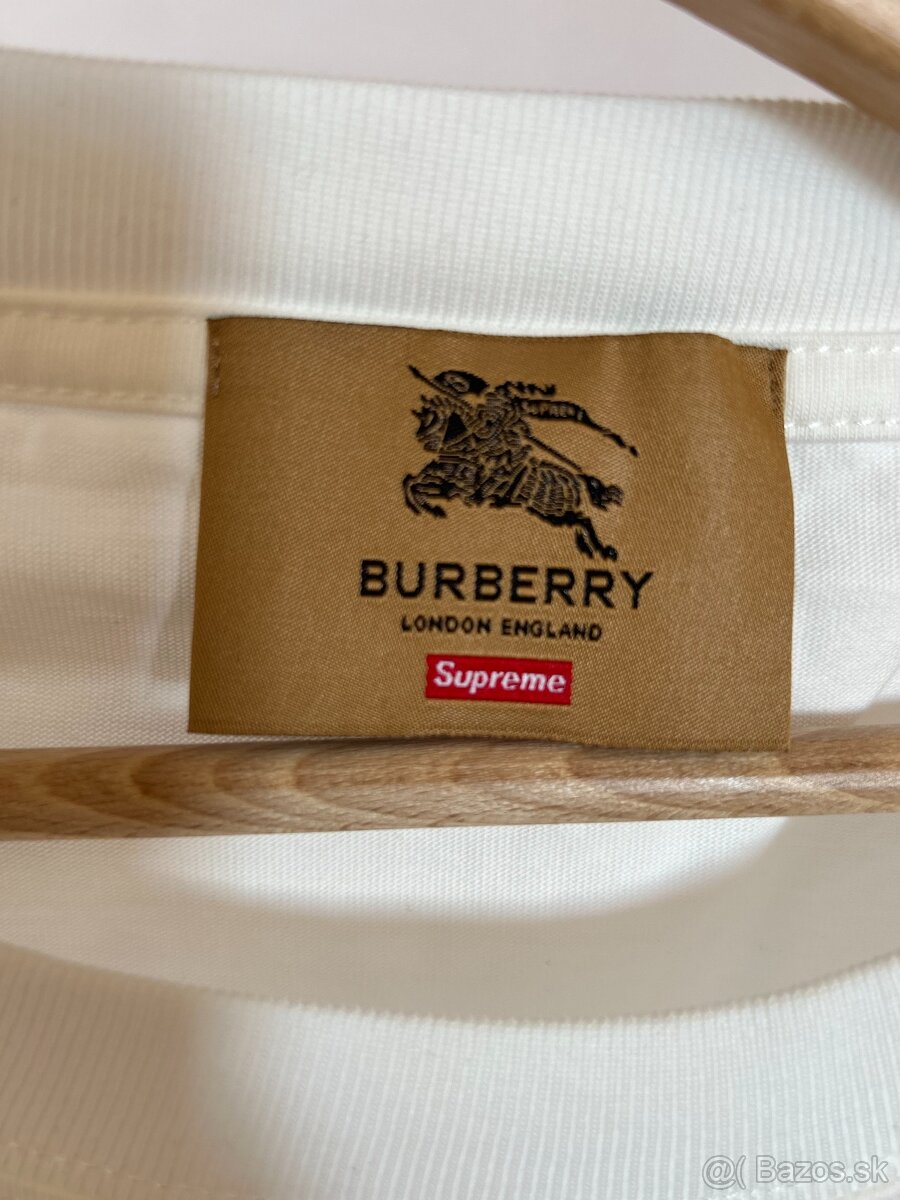 Supreme Burberry Box Logo Tee - 5