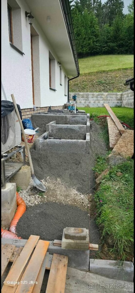 Zámkové dlažy,stavebné práce - 5