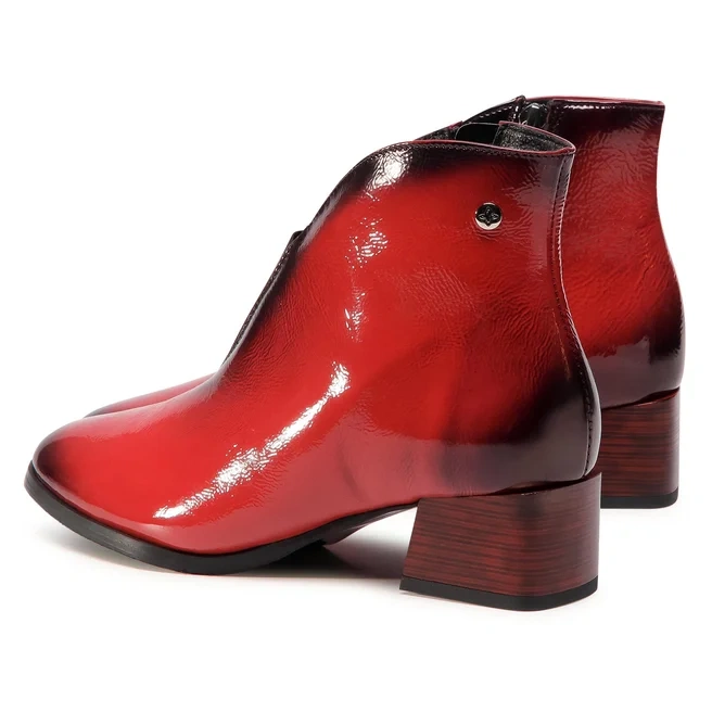 Kožené členkové čižmy Maciejka v.40 - 5