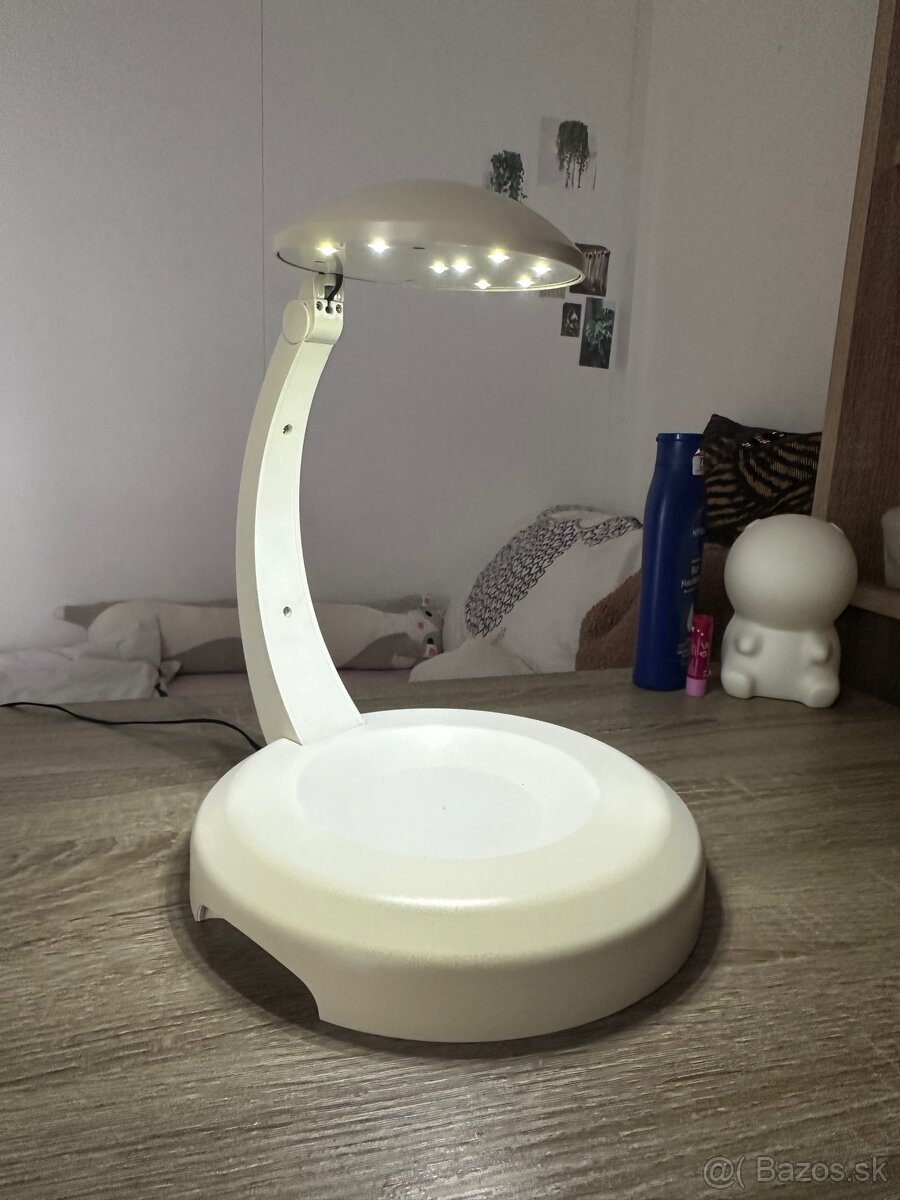 Okrúhle akvárium s lampou - 5