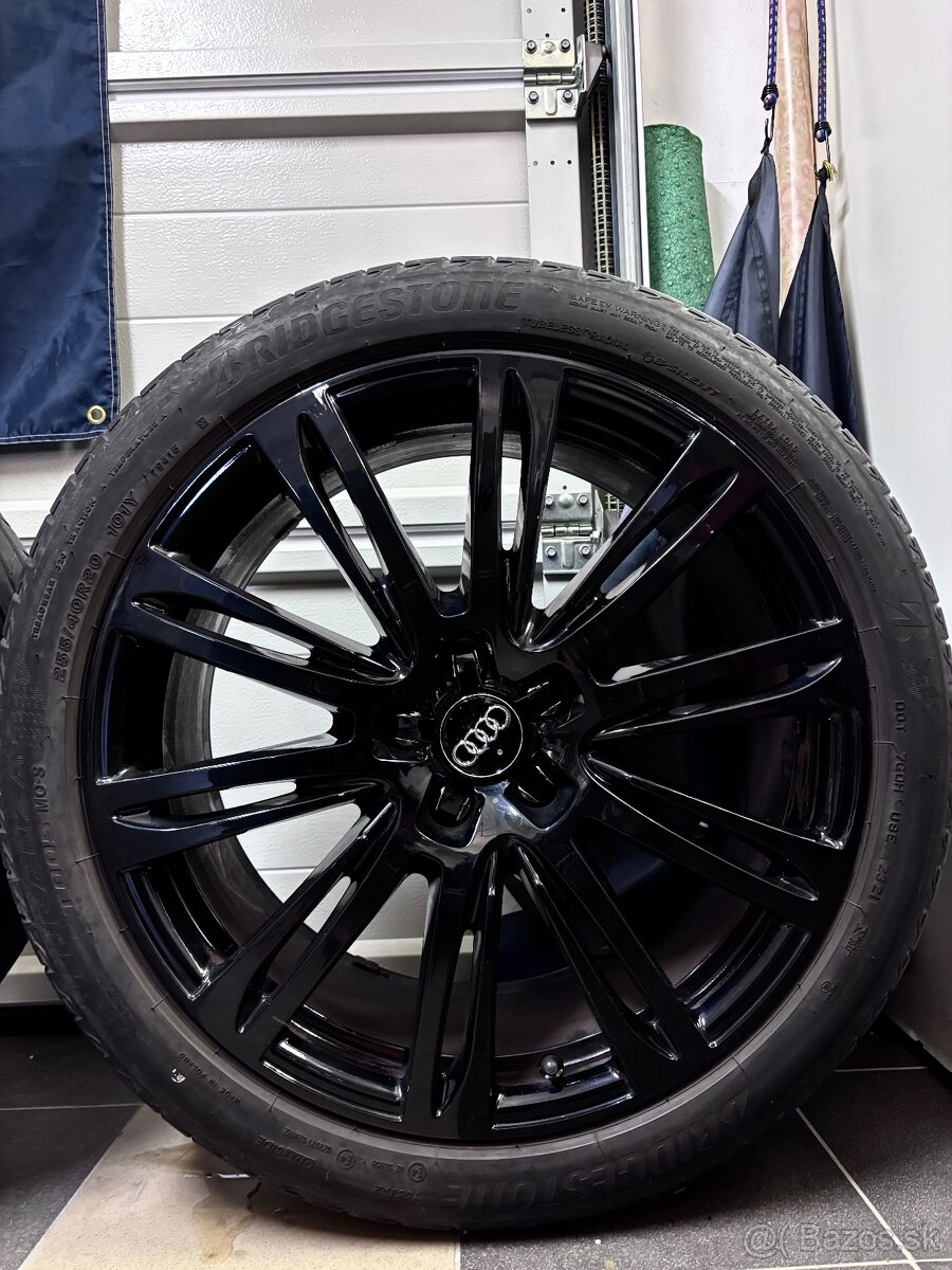 Audi Black S-Line R20 orig. Letne - 5