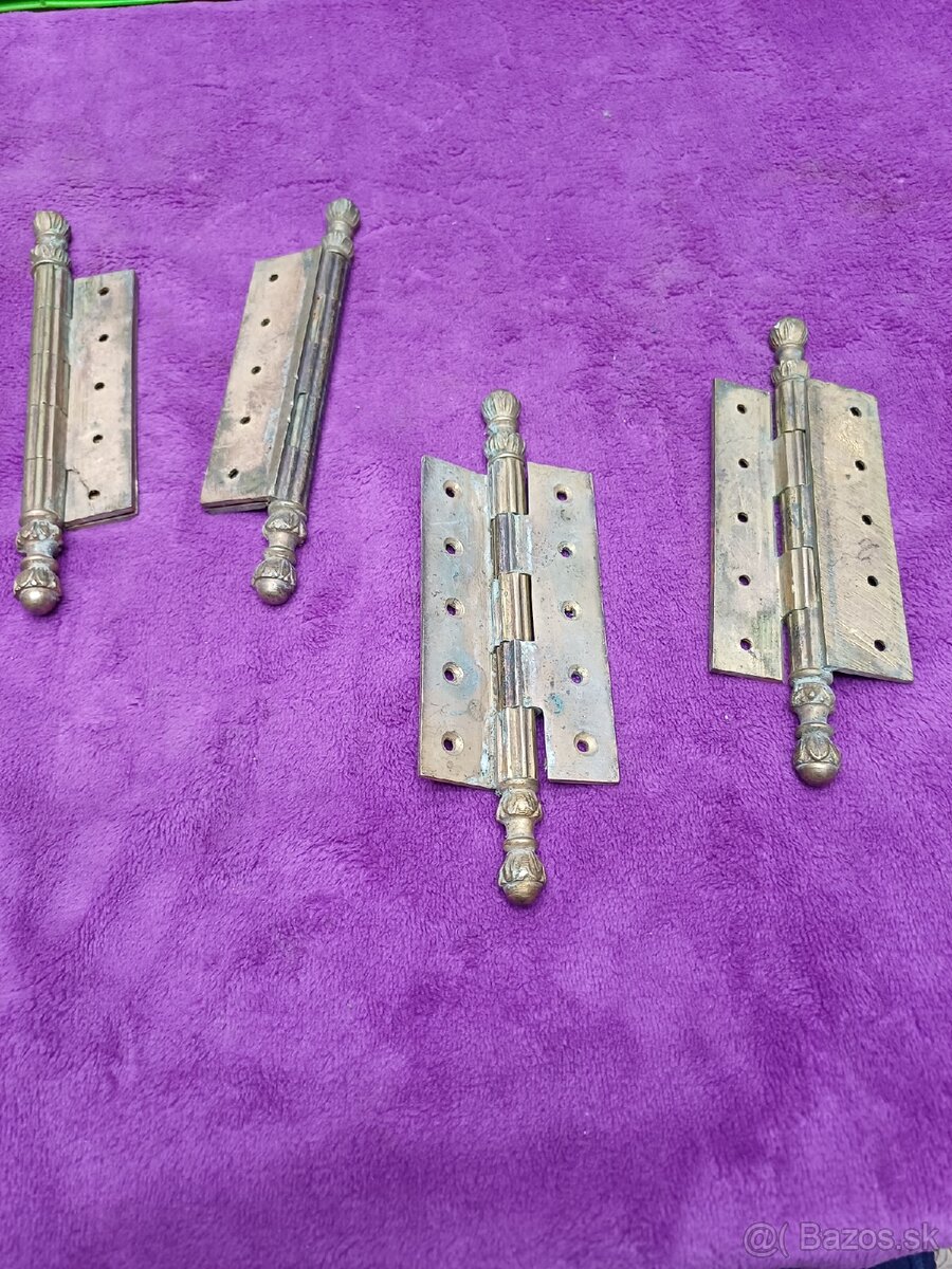 Predám mosadzné masívne panti - 5