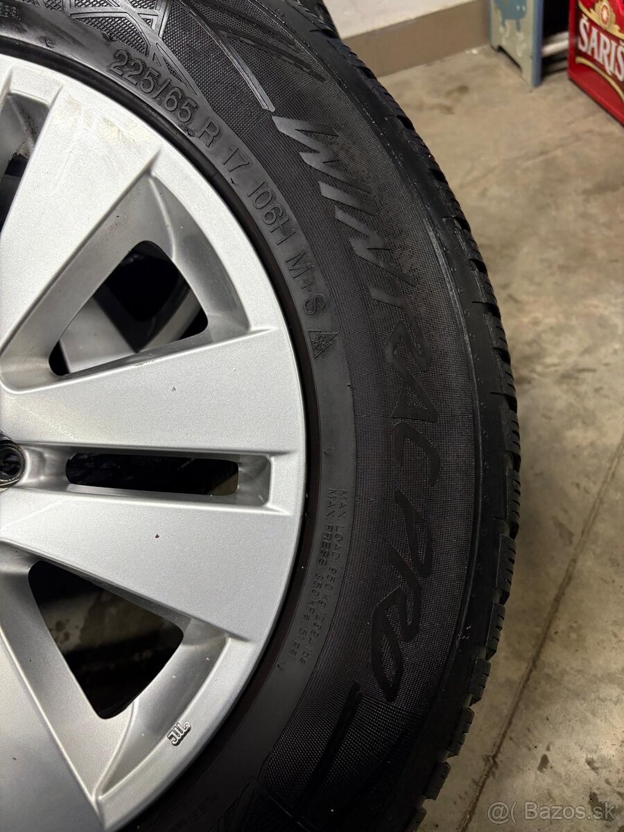 Original Subaru disky - komplet R17 - 5