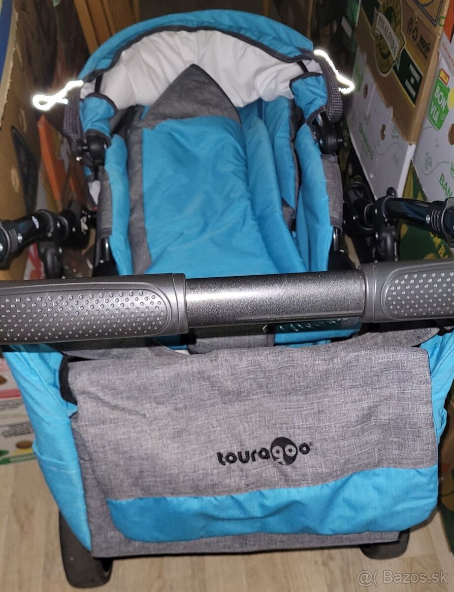 Kocik 2in1 Touragoo Flame Azur Grey Melange - 5