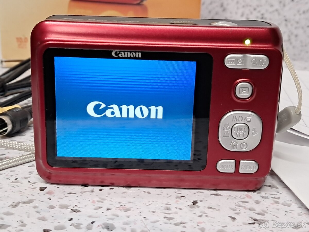 Fotoaparát Canon PowerShot A480 + BOX / na diely / opravu - 5