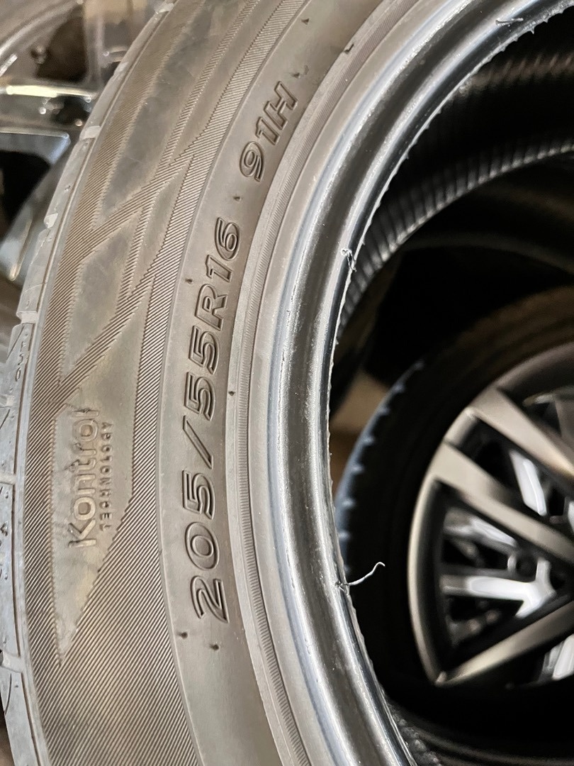 2ks letní 205/55 R16 91H - vzorek 6mm - 5