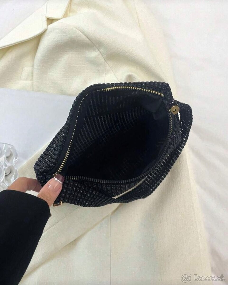 Dámska večerná kabelka nová trblietavá - 5