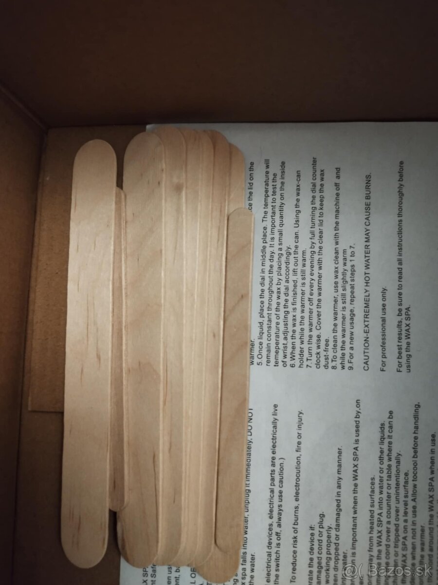 Ohrievač vosku + vosk + drevené špachtle/ paličky - 5