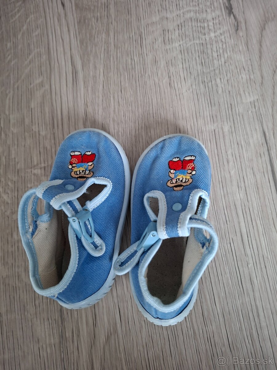 Modré papučky č. 20 - 5