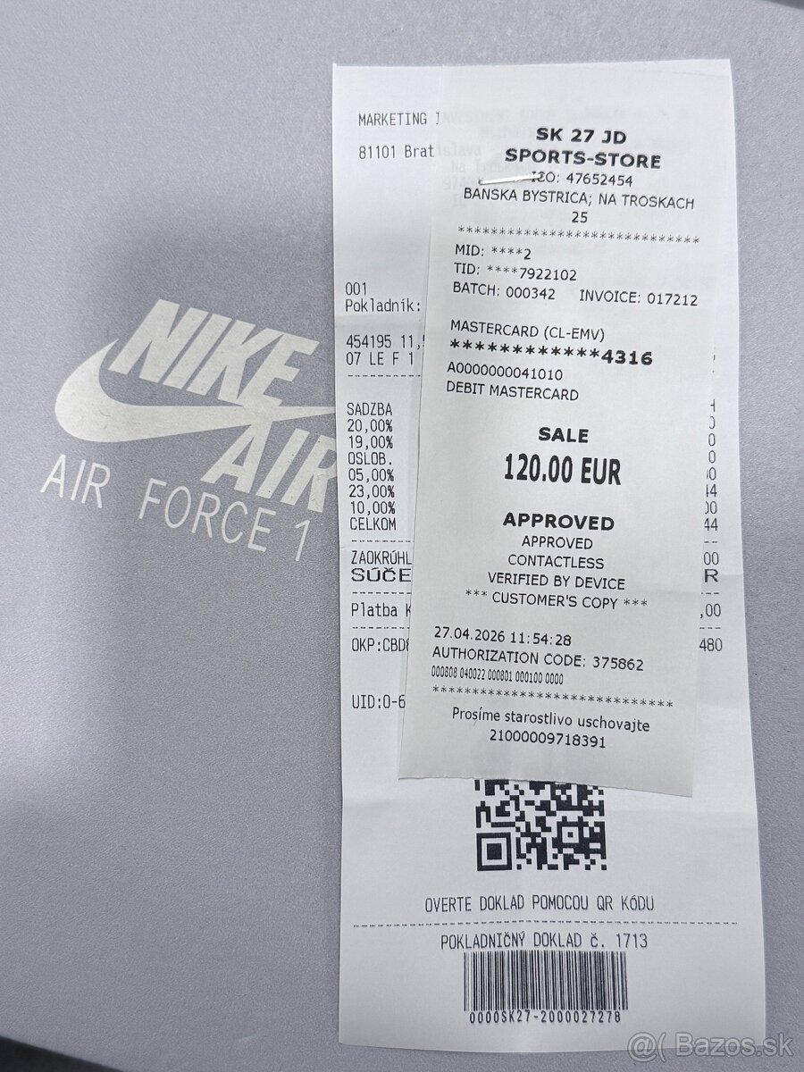 NIKE AIR FORCE botasky veľ.46 - 5