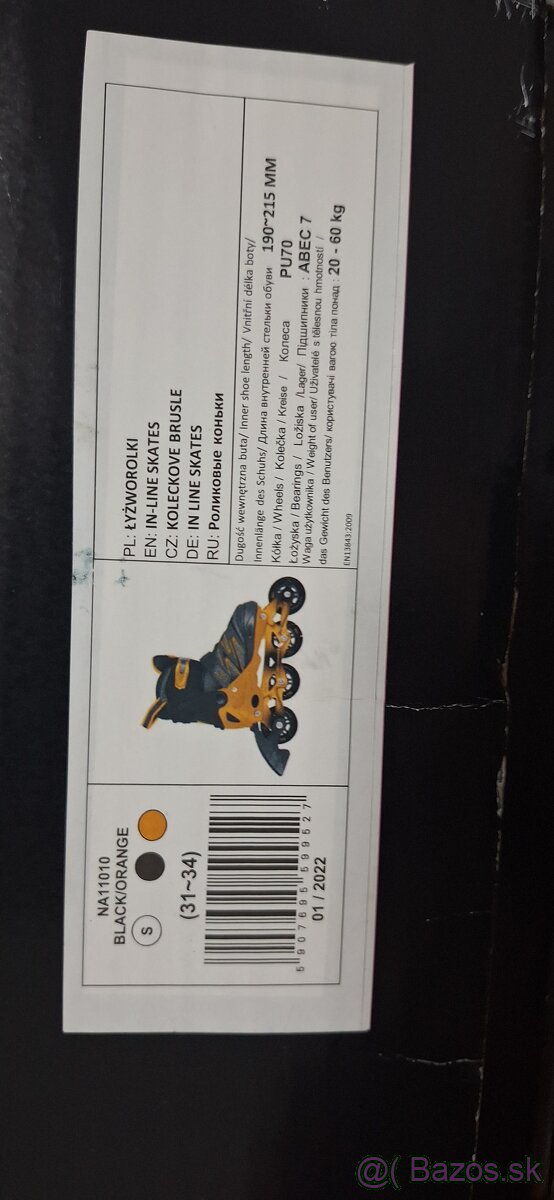 Detské kolieskové korčule 31 až 34 - 5