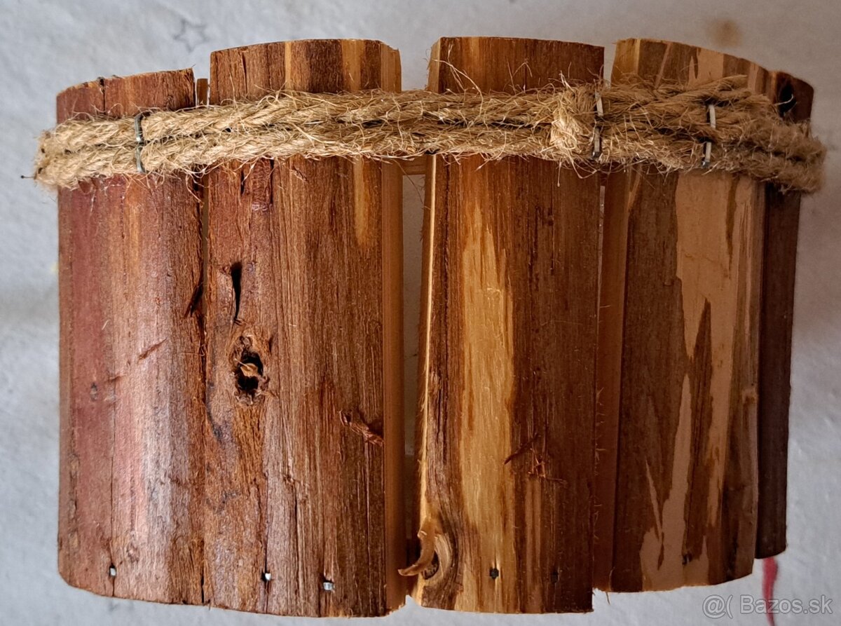 Drevené kvetináče, obal na kvetináč - 5