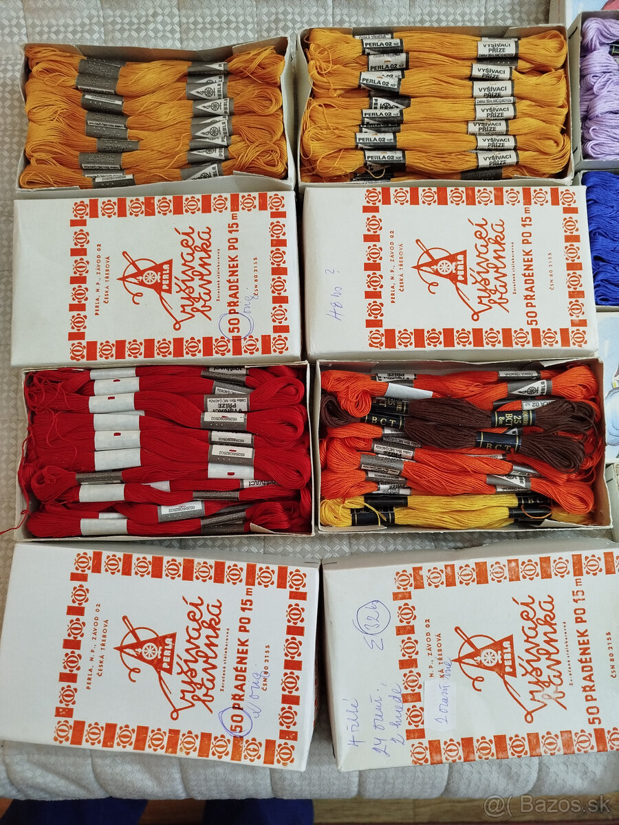 Bavlnky na vyšívanie 2 - 5