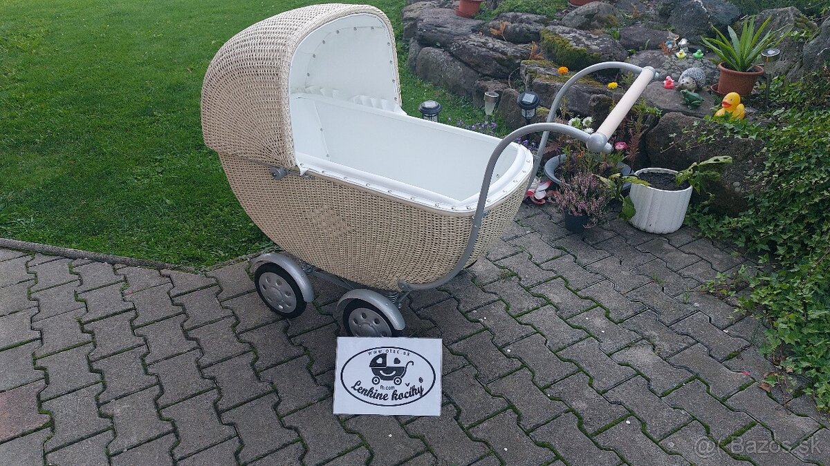 Starozitny kocik pre bábätko - 5