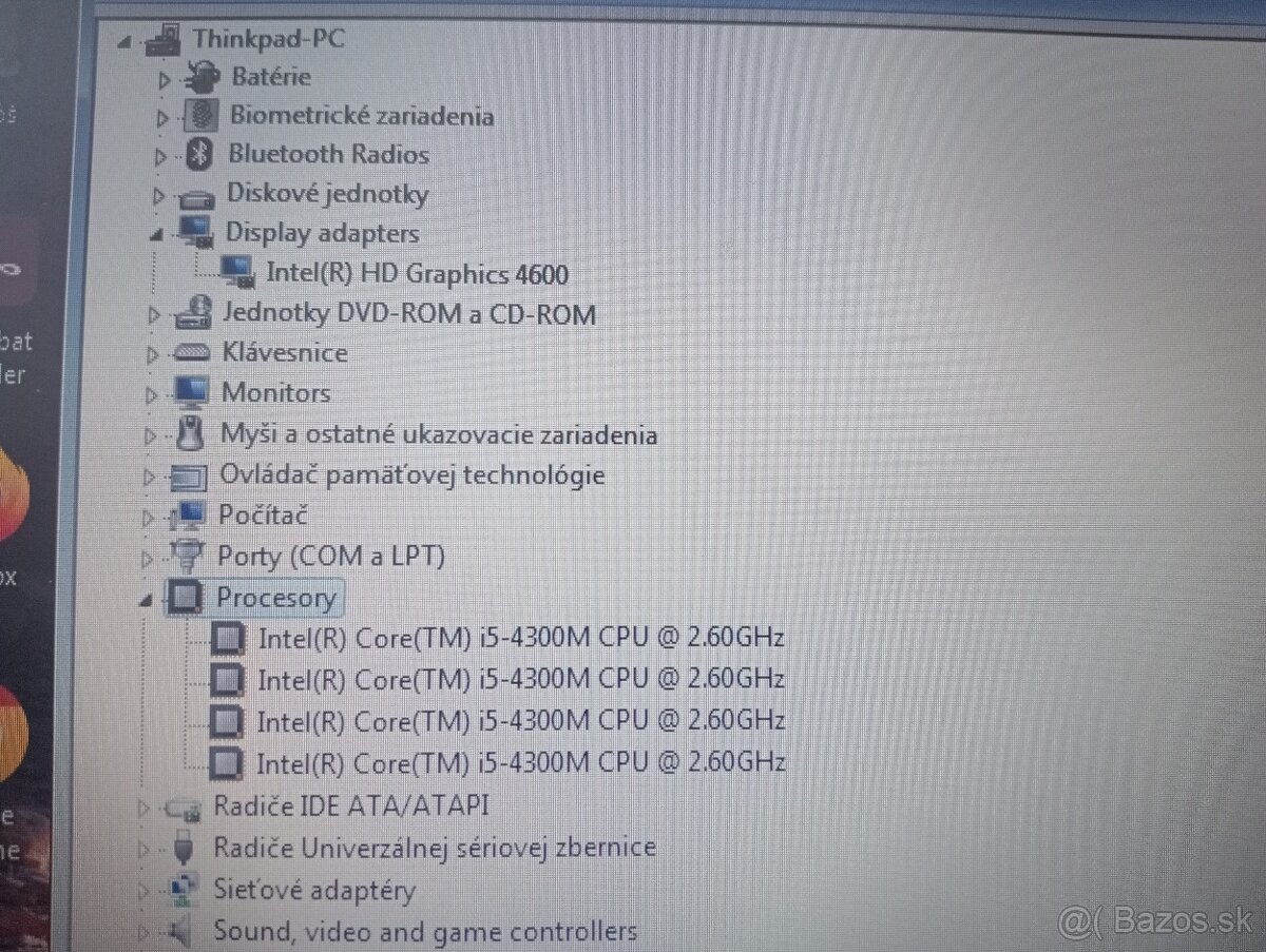predám Lenovo thinkpad T440p , Intel core i5 , 8gb ram ,ssd - 5