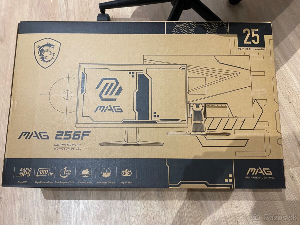 monitor MSI MAG 256F, 24.5”, 180Hz - 5
