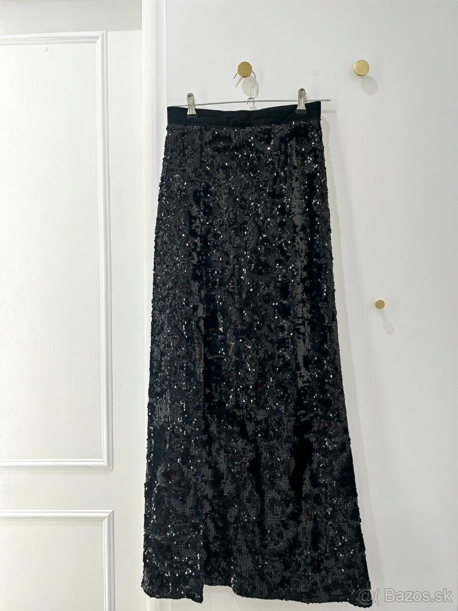 spoločenská sukňa trblietava - 5