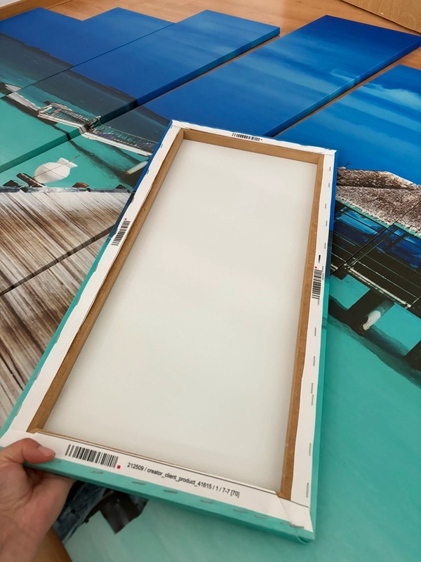 7-dielny obraz na plátne Maledivy - 5