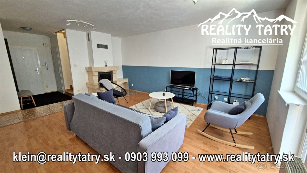 Mezonetový byt 3 izbový s loggiou, krbom a garážovým státím - 5