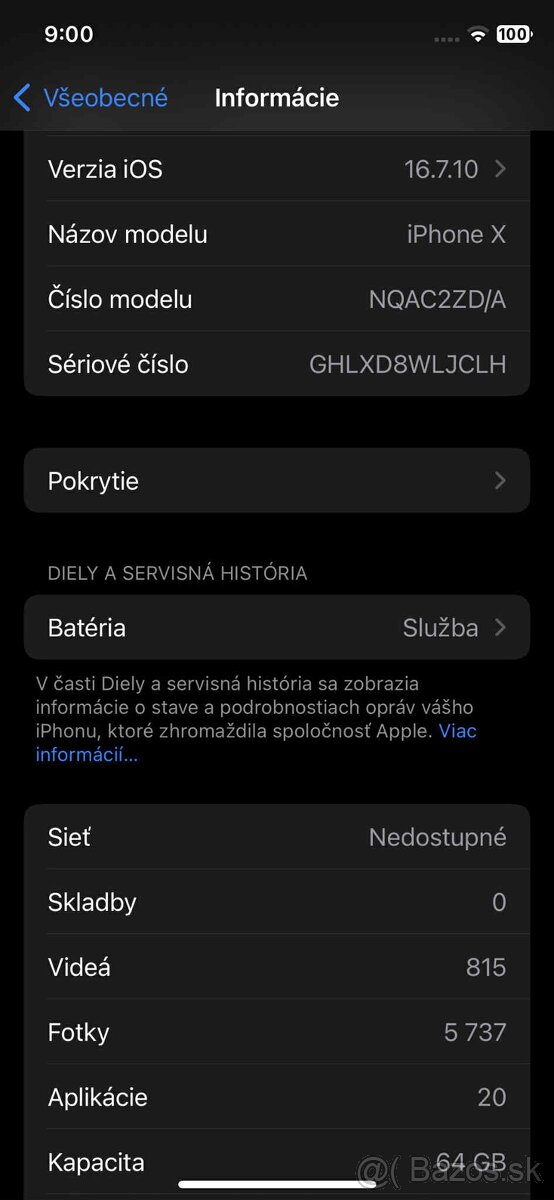 Predam iPhone X 64GB - 5