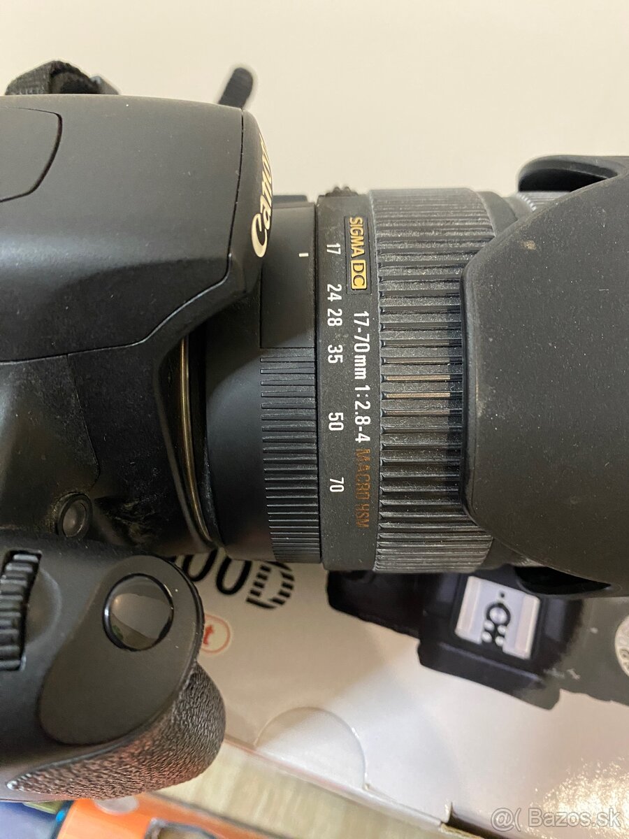 Zrkadlovka Canon Eos 500d + Sigma 17-70 mm F2.8-4 - 5
