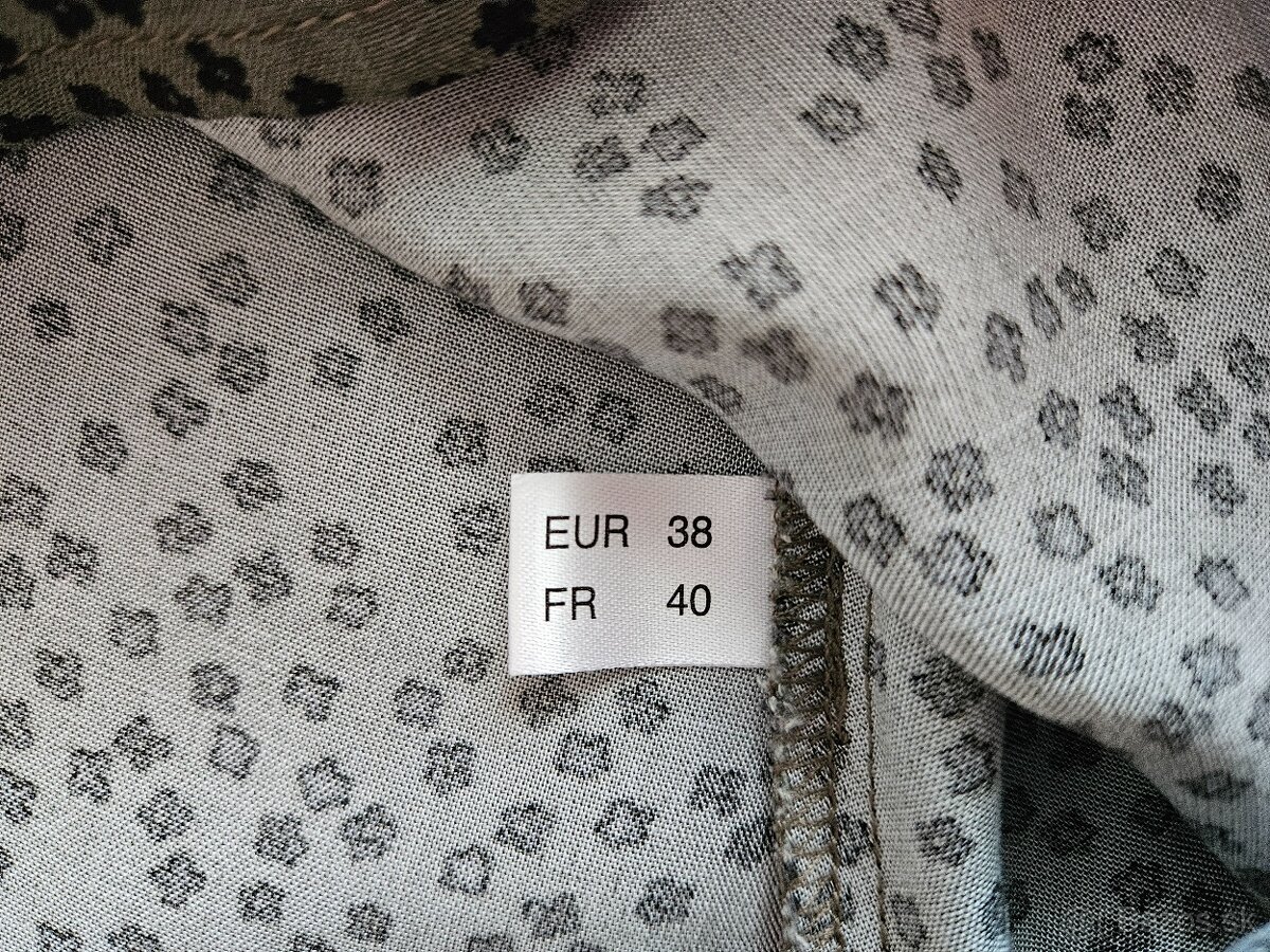 Kaki zelené midi šaty č.38, nenosené - 5