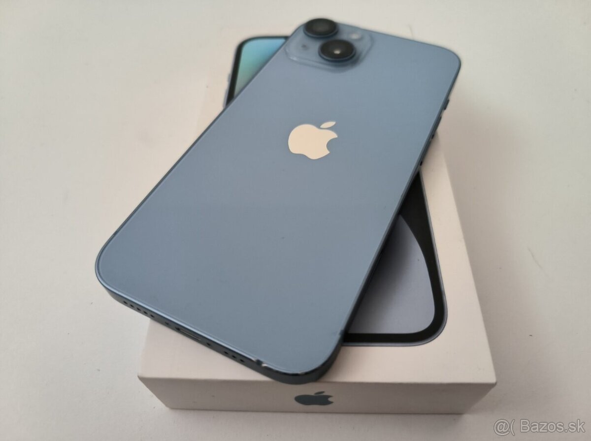 apple iphone 14 128gb Blue 100% Batéria - 5