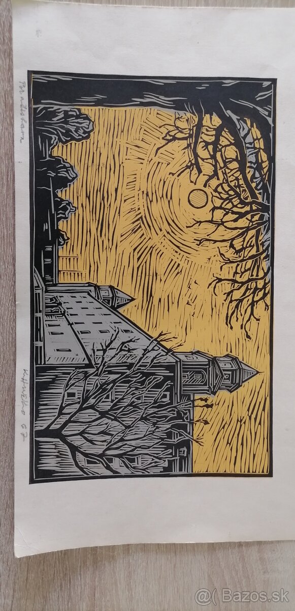 Predam obraz grafikaKarol Hučko. - 5