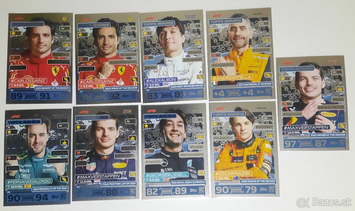 Formula1 2024 Topps TURBO ATTAX kartičky - predaj/výmena - 5
