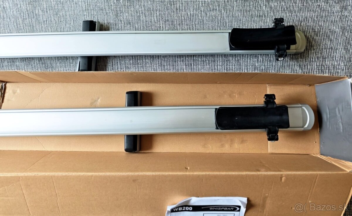 WHISPBAR WB200 2ks, špičkové strešné nosiče na bicykle, nové - 5