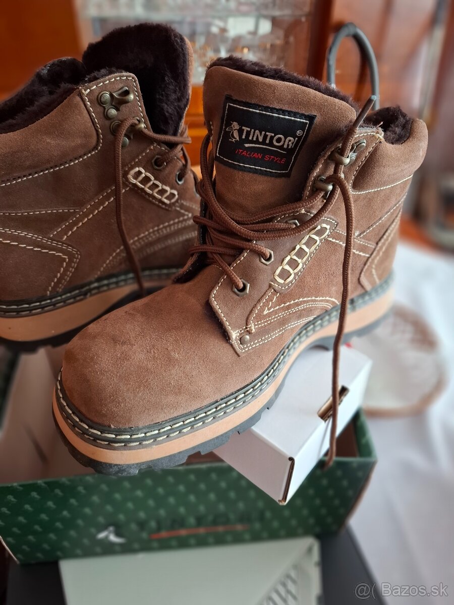 Pánska zimná obuv zn.Tintori - 5