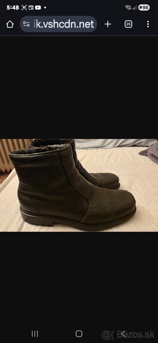Rikier panske zateplene čižmy 40ky - 5