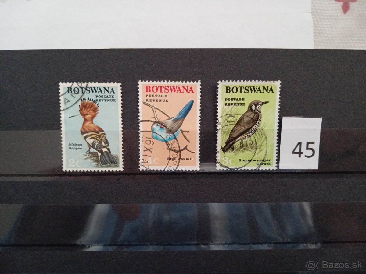 Poštové známky č.473 - AFRIKA III. - 20 sérií - 5