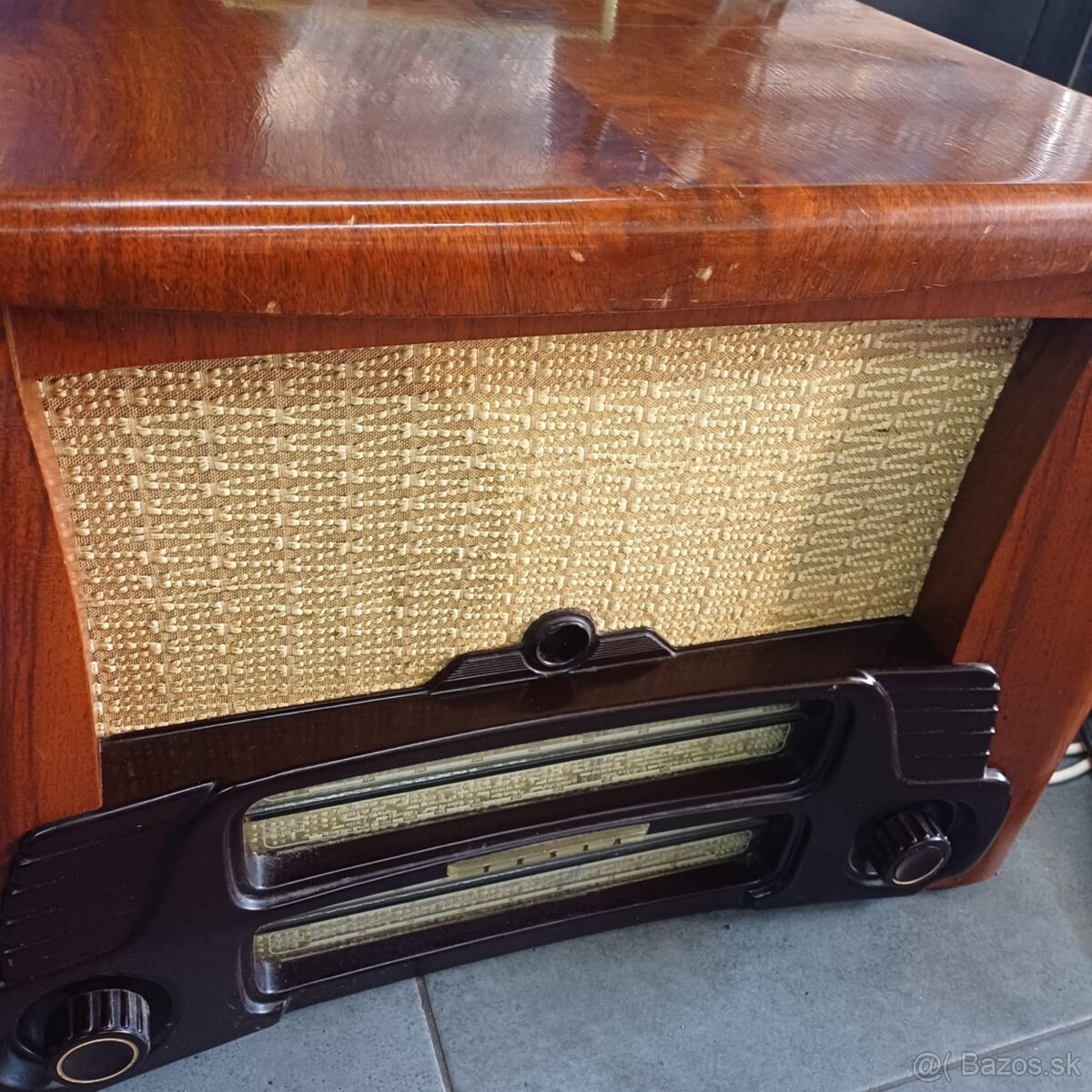 Tesla Tábor 2 – rádio + gramofón, neodskúšané - 5