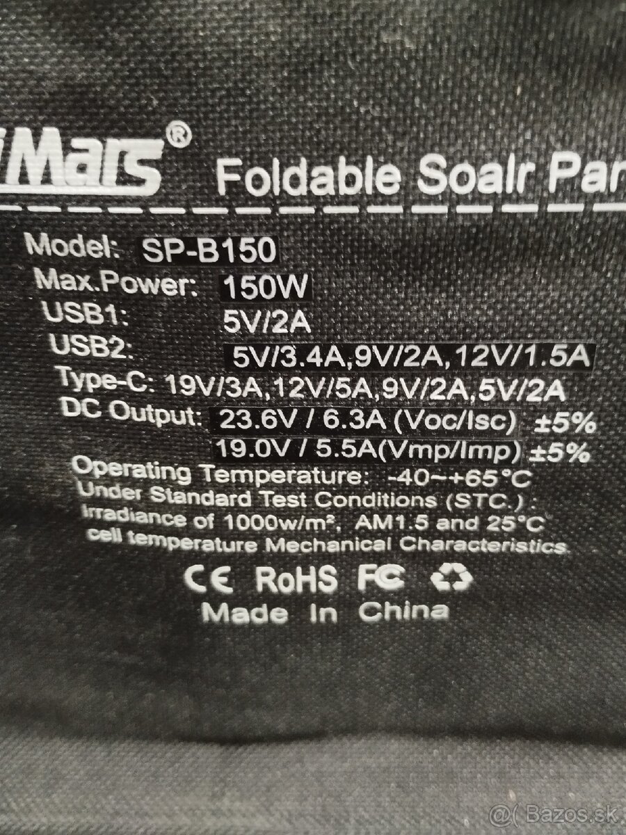 Predám skladací solárny panel - 5