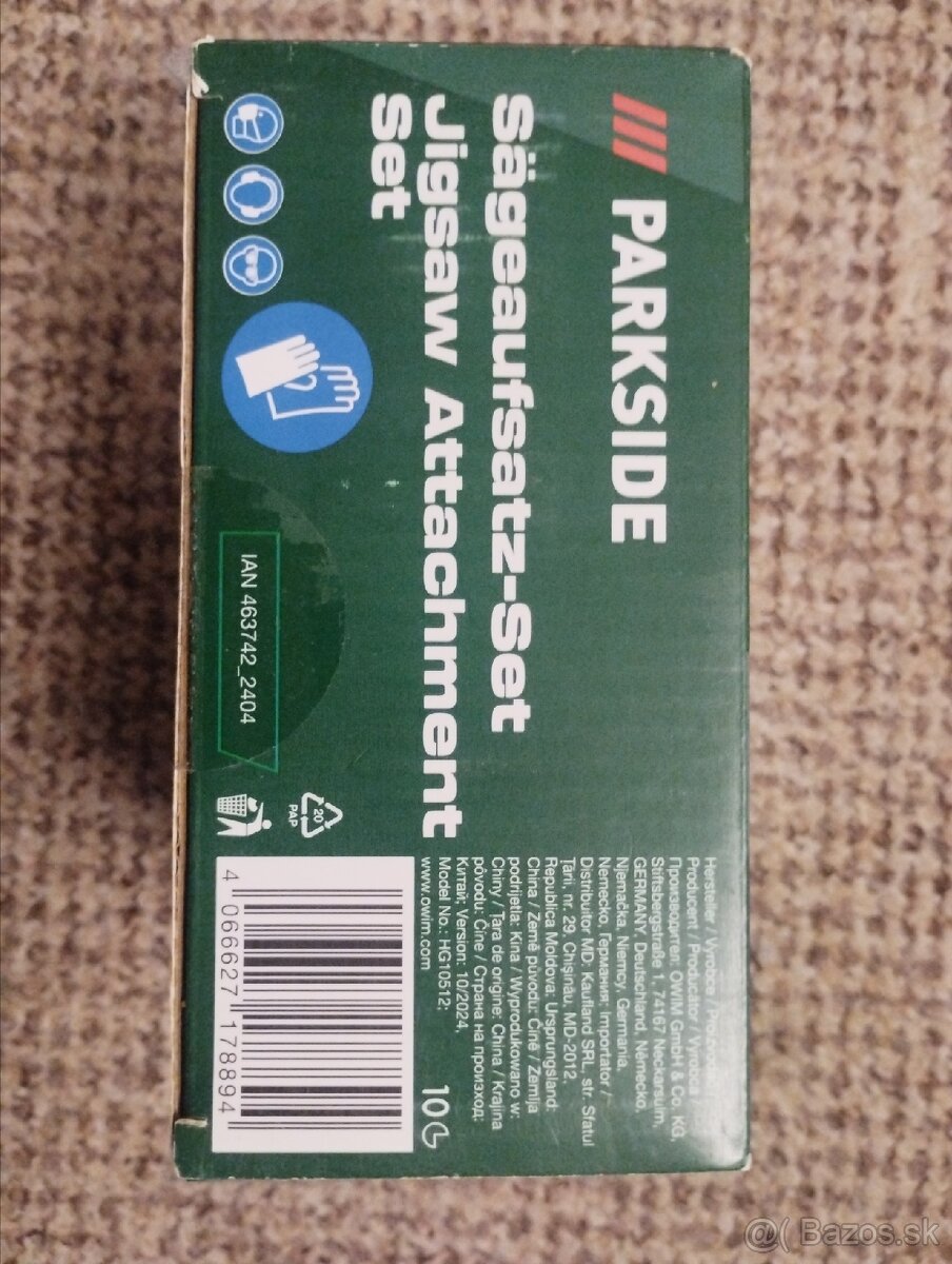 Priamočiara píla na vŕtačku Parkside - 5