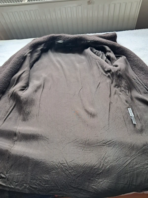 dámsky hnedý kabát - 5