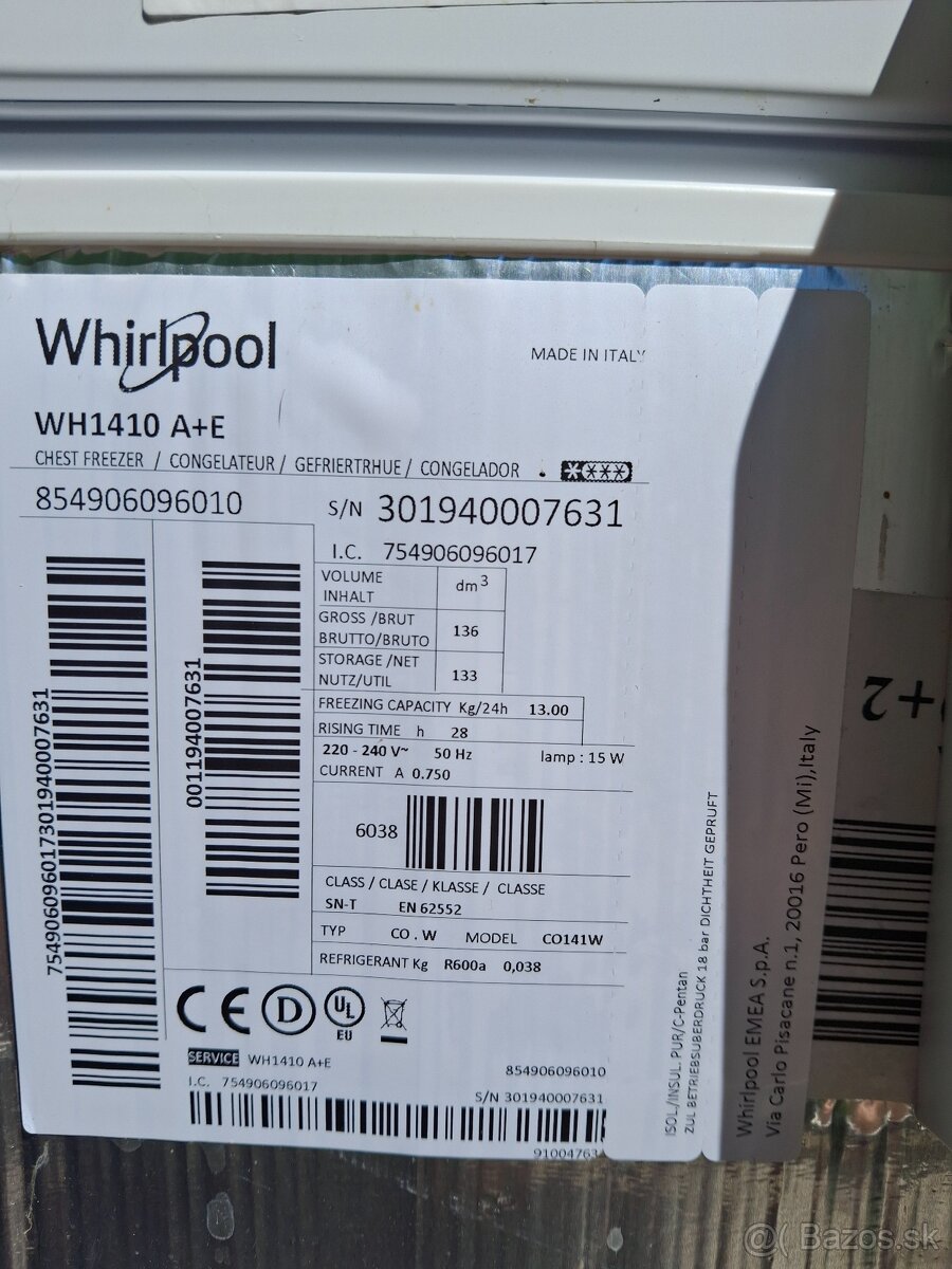 Whirlpool WH1410 A+E - 5