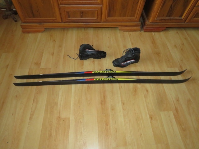 Predam bezkovy set,salomon,151 cm,SNS,c.36,supiny - 5