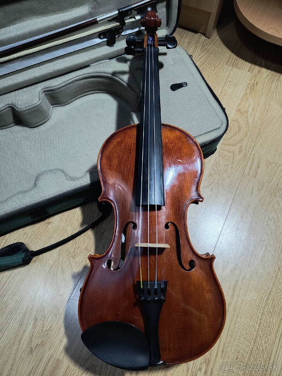 Predám husle Leonardo 4/4 s komplet príslušenstvom - 5
