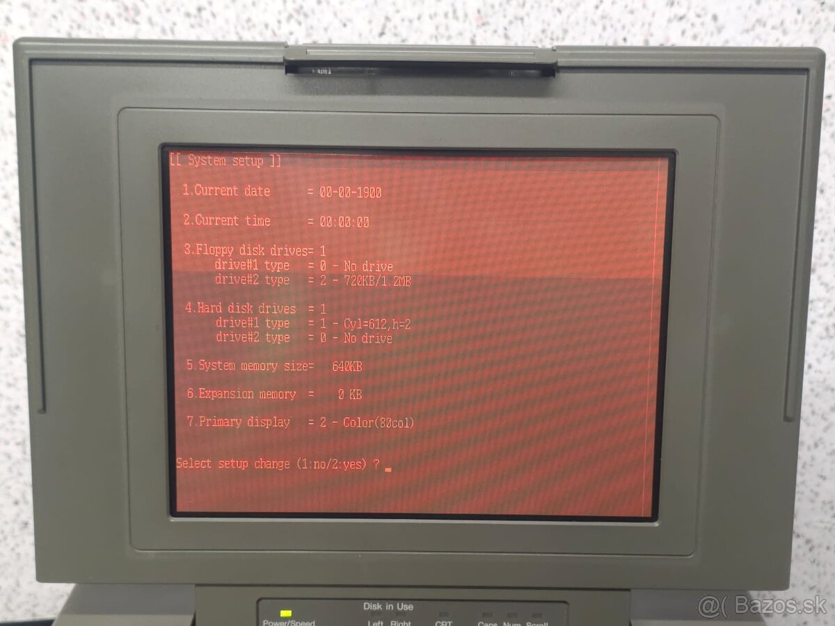 RETRO LAPTOP 》 TOSHIBA T3100 》HISTORICKÝ NOTEBOOK - 5