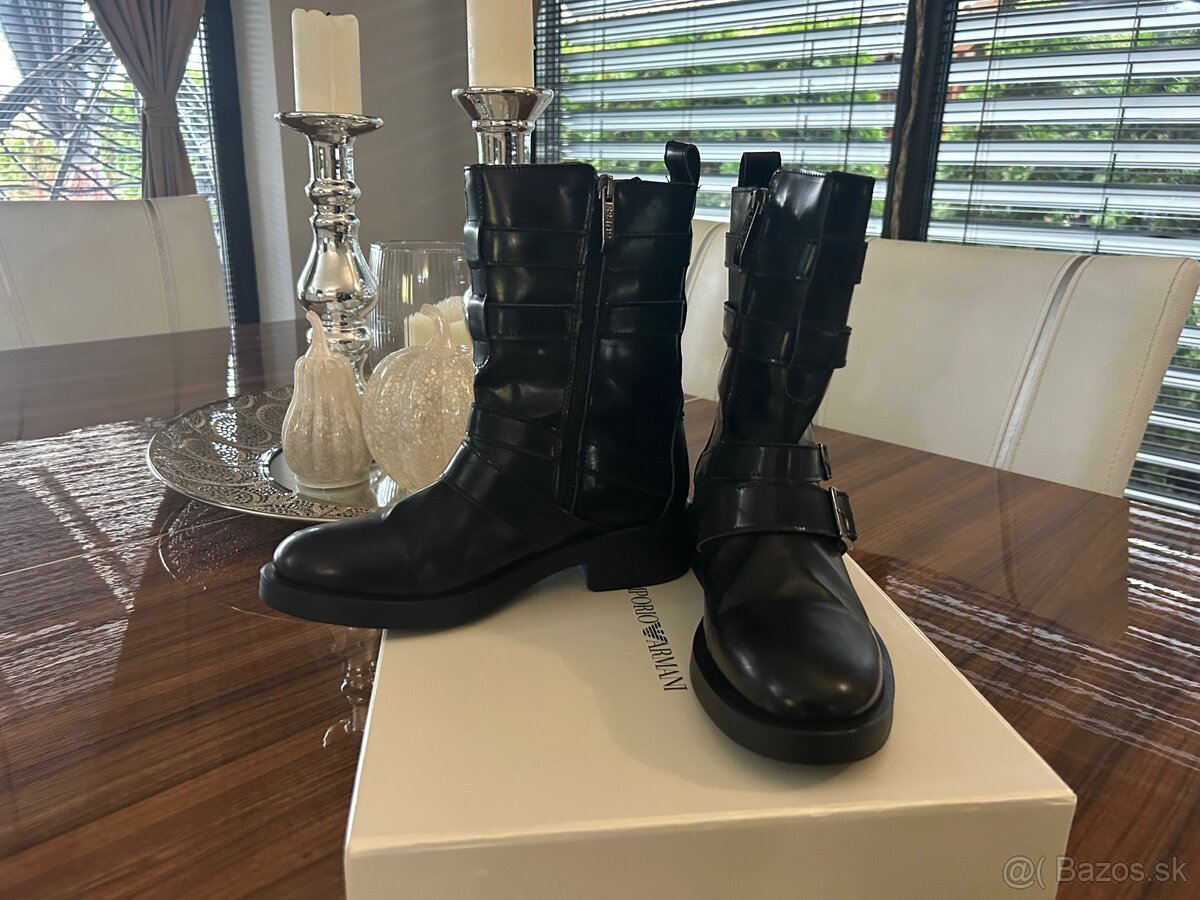 GUESS kožené čižmy - 5