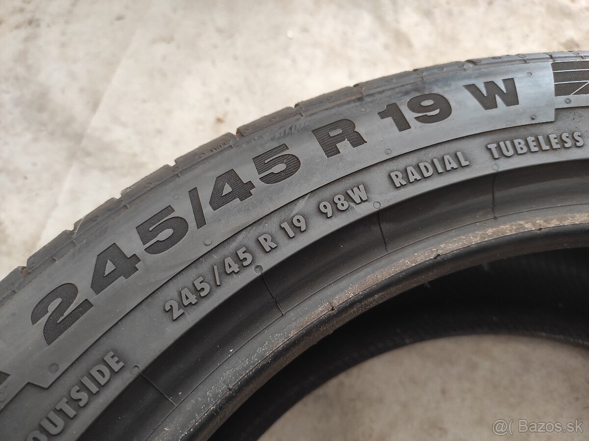 Letné pneu 245/45 R19 Continental 2ks - 5