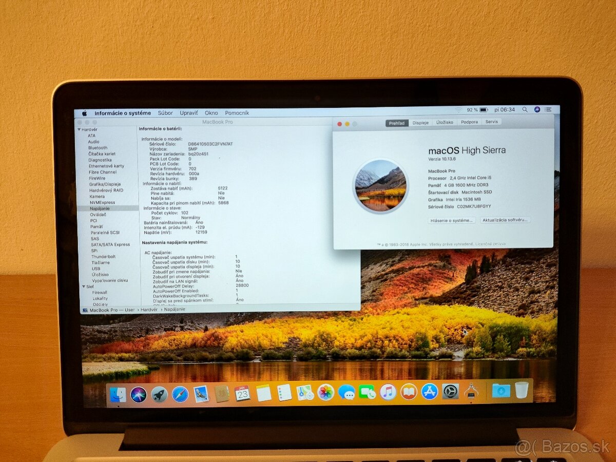 Apple MacBook Pro A1502 2014 i5 4GB - 5